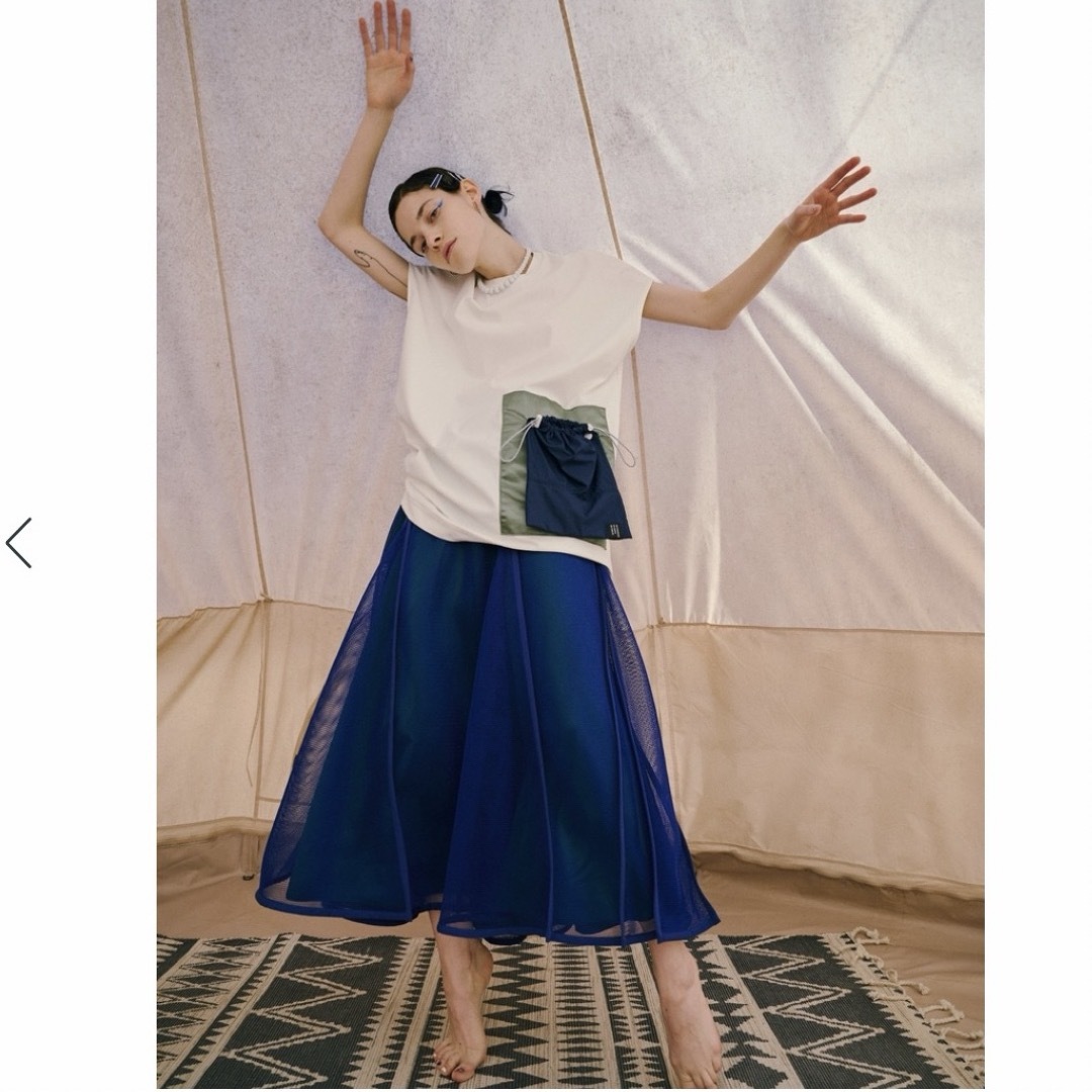 UN3D.(アンスリード)のun3d 青 スカート レディースのスカート(ロングスカート)の商品写真