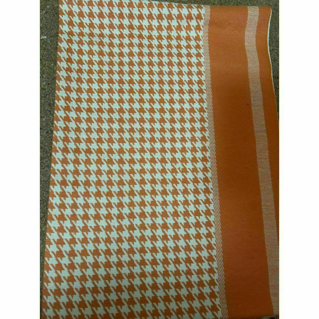 大判　マフラー　H　ロゴ　ブランケット　膝掛け　ストール オレンジ　橙 レディースのファッション小物(マフラー/ショール)の商品写真