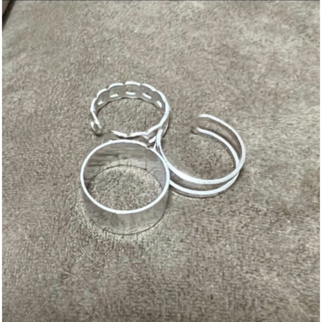 シルバー　リング　ペアリング　レディース　メンズ　男女　セット　記念日　おそろい レディースのアクセサリー(リング(指輪))の商品写真