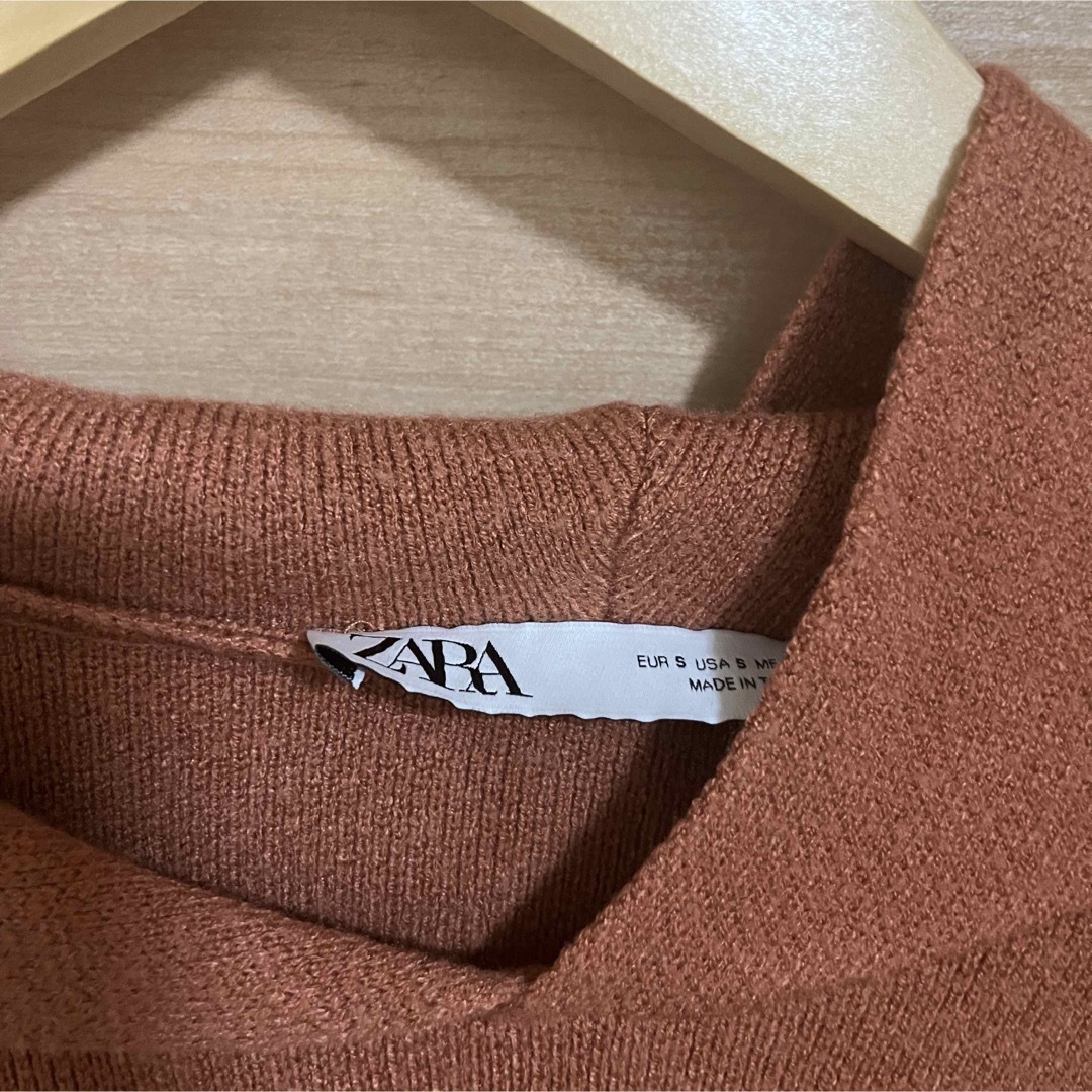 ZARA(ザラ)のZARA ニットパーカー レディースのトップス(ニット/セーター)の商品写真