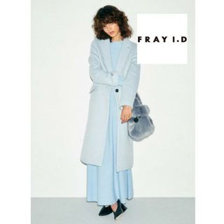 フレイアイディー(FRAY I.D)の【新品】୨୧FRAY I.D୨୧　ウールカシミヤリブロングワンピース(ロングワンピース/マキシワンピース)