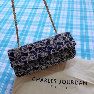 シャルルジョルダン(CHARLES JOURDAN)の確実本物＊CHARLES　JOURDAN　パーティーバッグ　3WAYハンドバッグ(ショルダーバッグ)