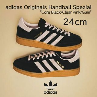 アディダス(adidas)の【新品】24cm adidas SPEZIAL スペツィアル ブラック/ピンク(スニーカー)