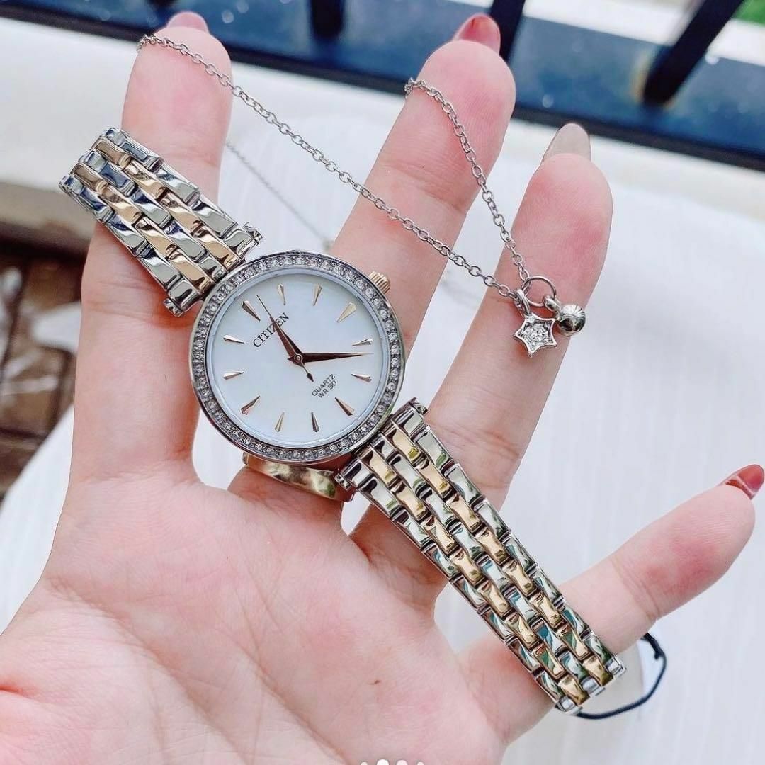 CITIZEN(シチズン)の定価約5.5万円 新品 シチズン 腕時計レディース クォーツ(電池式) かわいい レディースのファッション小物(腕時計)の商品写真
