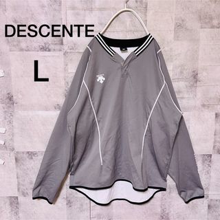 デサント(DESCENTE)のデサントウインドブレーカー　プルオーバー　Lサイズ(ナイロンジャケット)