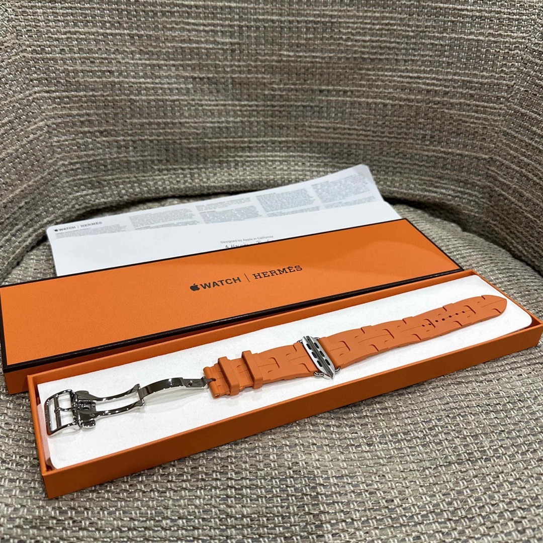 Apple Watch(アップルウォッチ)のApple Watch Hermès 45mm トゥール ストラップ アップル メンズの時計(腕時計(デジタル))の商品写真