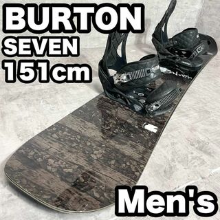 スノーボード　BURTON バートン セブン　メンズ 2点セット　151cm(ボード)