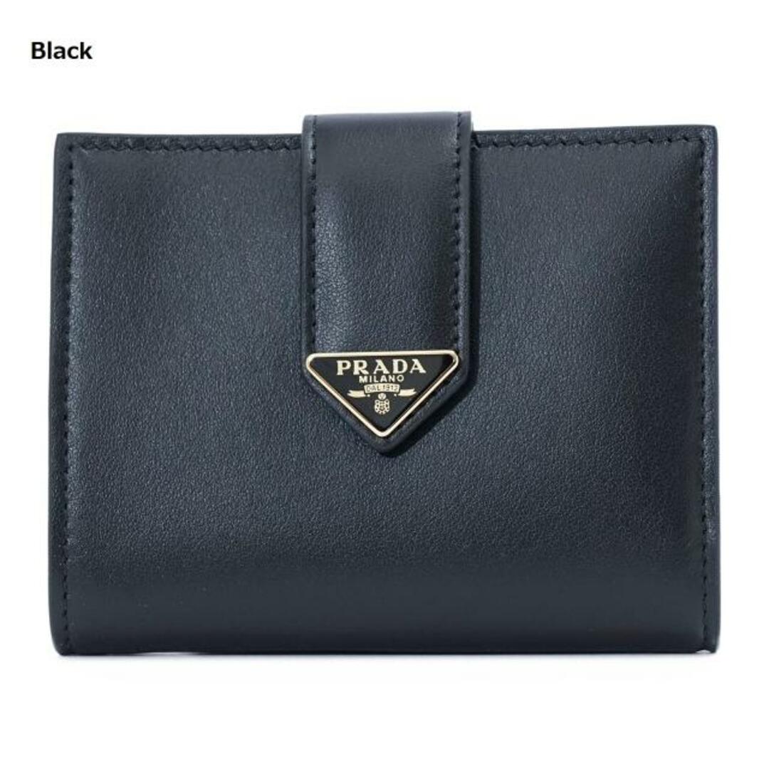 PRADA(プラダ)のPRADA プラダ シティカーフタブ 財布 1MV204_2CNP Black レディースのファッション小物(財布)の商品写真