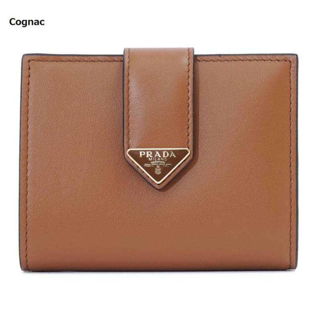 PRADA(プラダ)のPRADA プラダ シティカーフタブ 財布 1MV204_2CNP Cognac レディースのファッション小物(財布)の商品写真