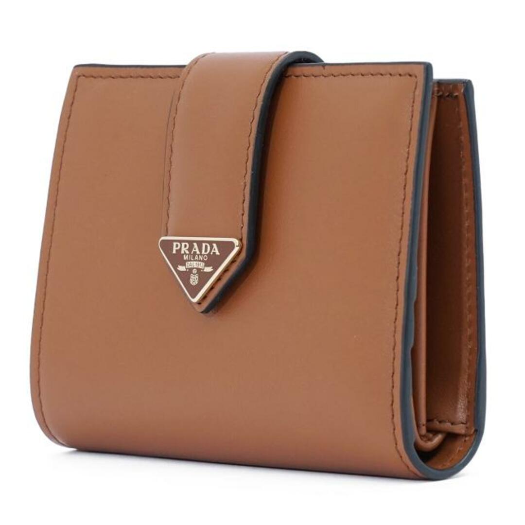 PRADA(プラダ)のPRADA プラダ シティカーフタブ 財布 1MV204_2CNP Cognac レディースのファッション小物(財布)の商品写真