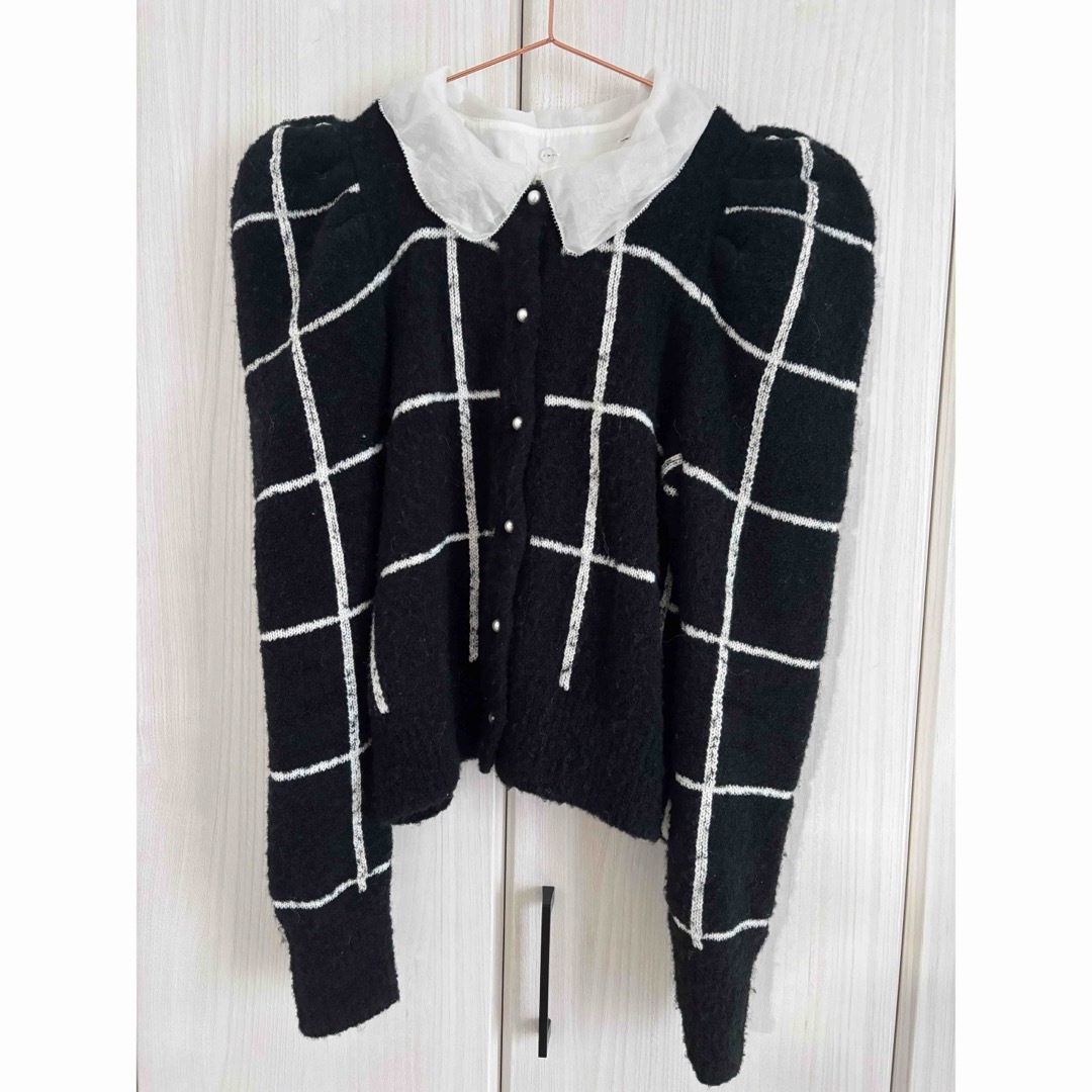 Her lip to - 【え様専用】Crillon Boucle Cardigan black Mの通販 by