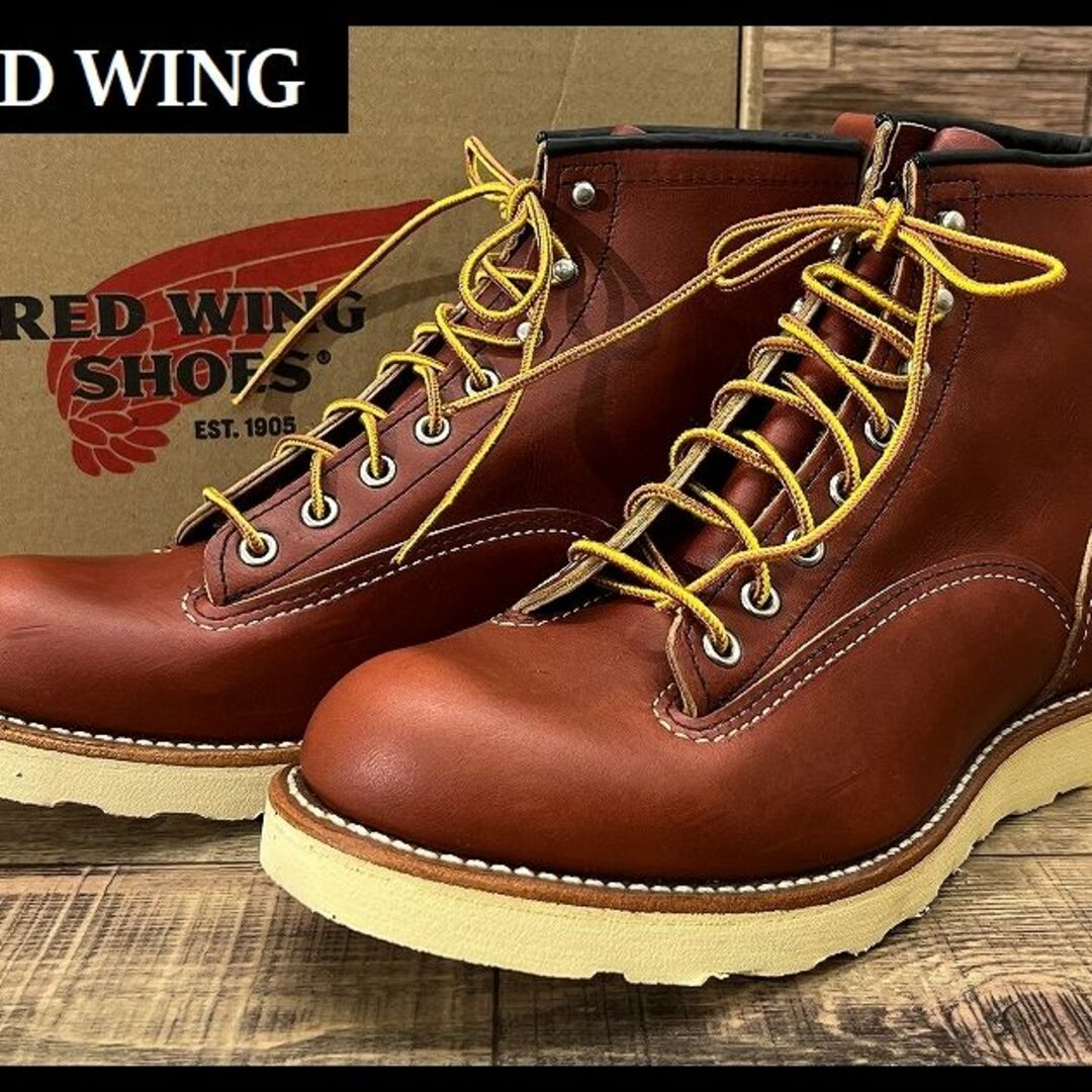 REDWING(レッドウィング)の未使用廃盤 レッドウィング 2924 12年製 ラインマン ブーツ 27.0 ③ メンズの靴/シューズ(ブーツ)の商品写真