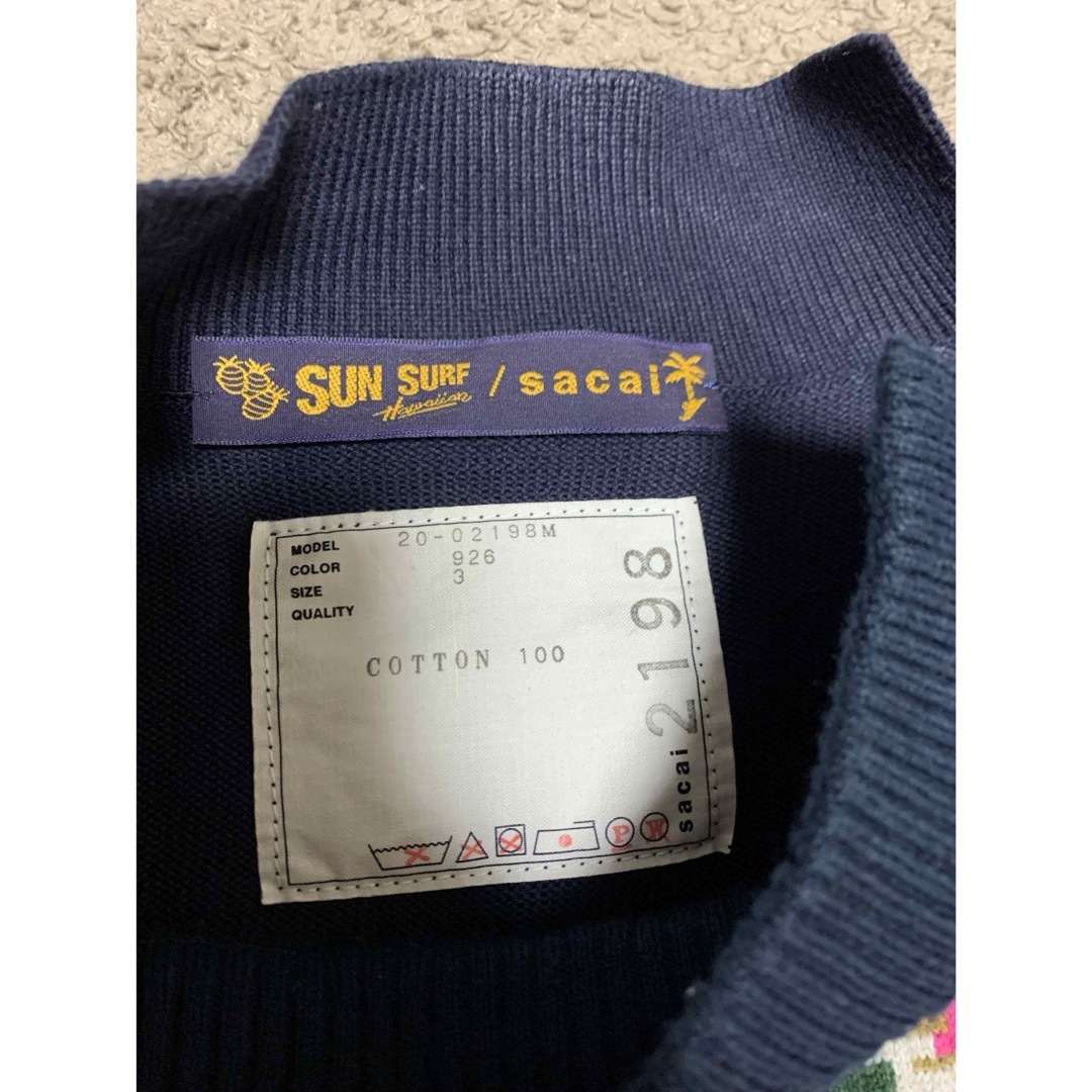 Sacai SAN SURF ニット 長袖 ダイヤモンドヘッド