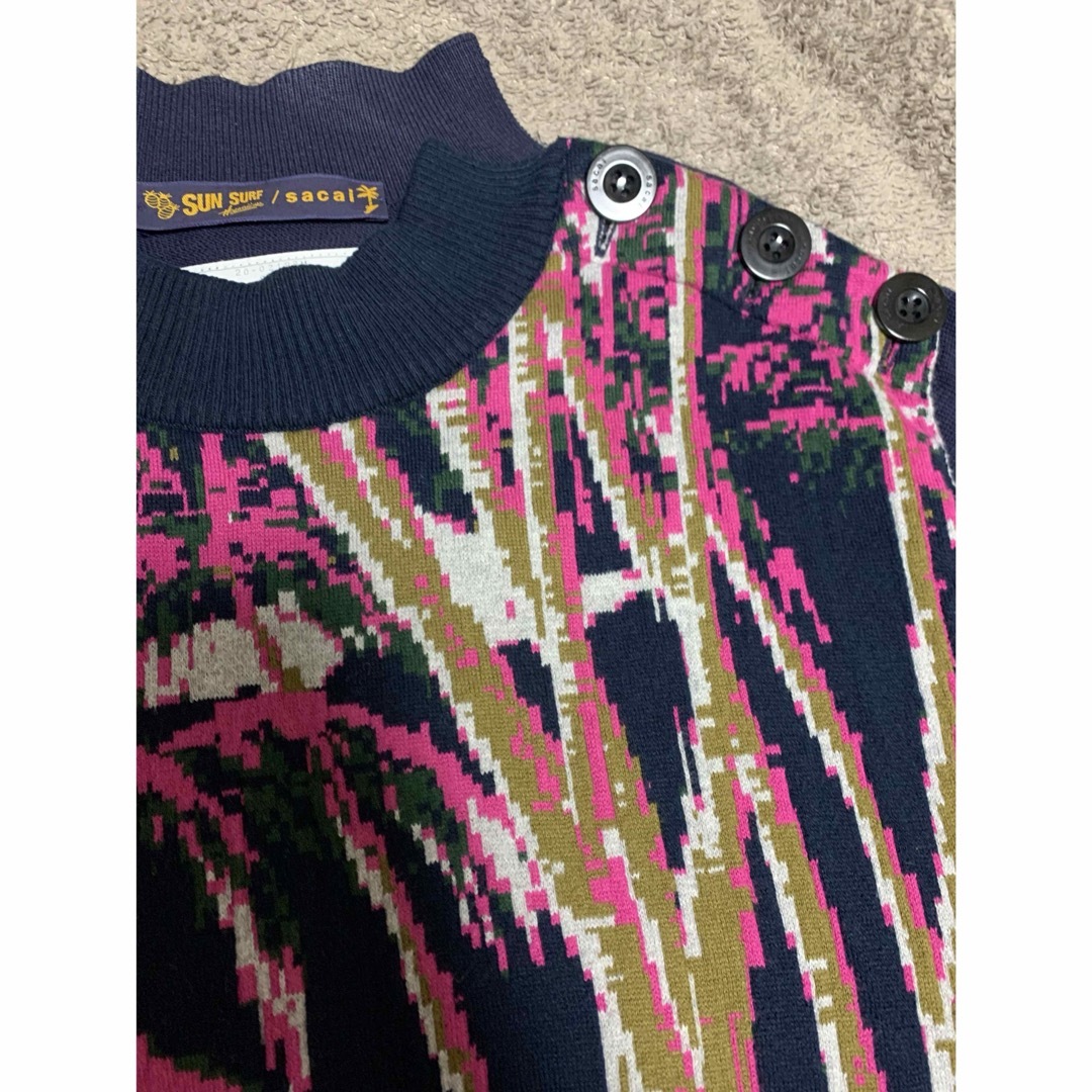 Sacai SAN SURF ニット 長袖 ダイヤモンドヘッド