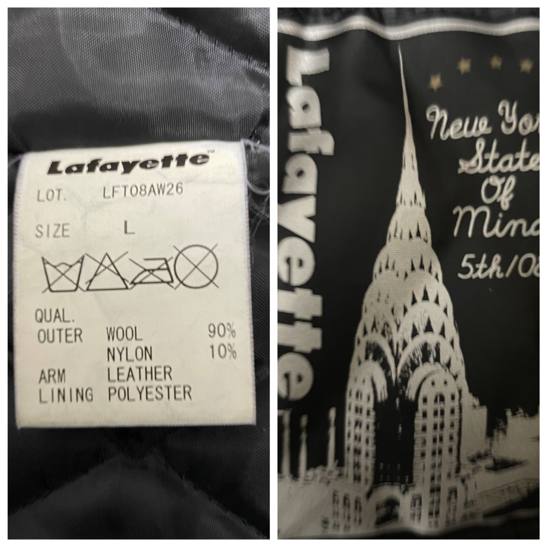 Lafayette(ラファイエット)のラファイエット　スタジャン　レザージャケット　メンズLサイズ メンズのジャケット/アウター(スタジャン)の商品写真