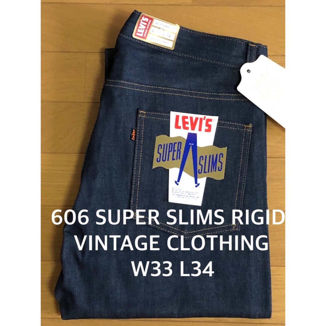 ファッションLevi's 606 SUPER SLIM 1965 USA製