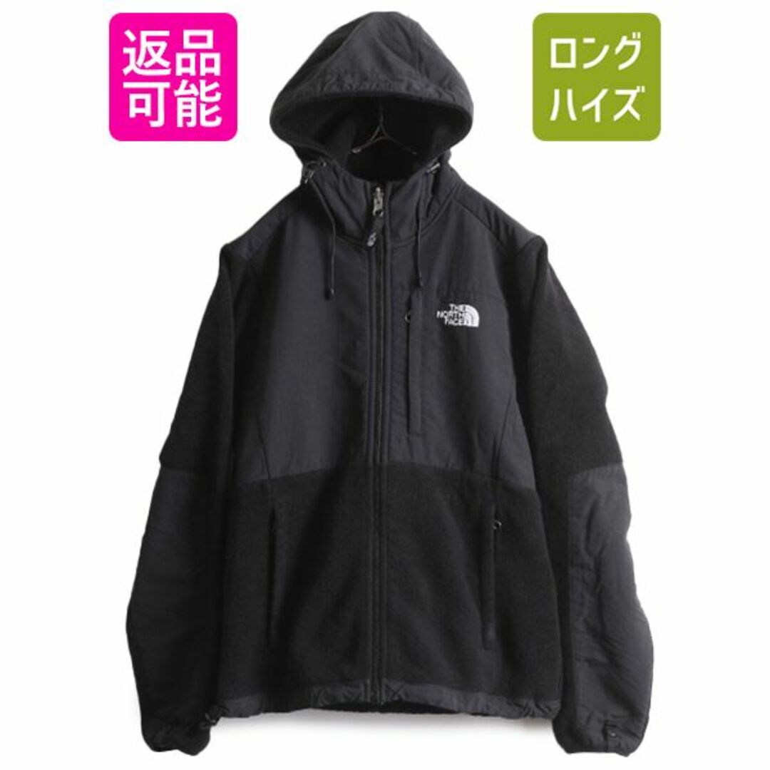 ノースフェイス フード付き デナリ ジャケット レディース S The North Face Denali フリース パーカー ジャンパー ブラック 黒 アウトドアブルゾン