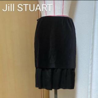 ジルスチュアート(JILLSTUART)の新品　ジルスチュアート　ベロアスカート(ひざ丈スカート)