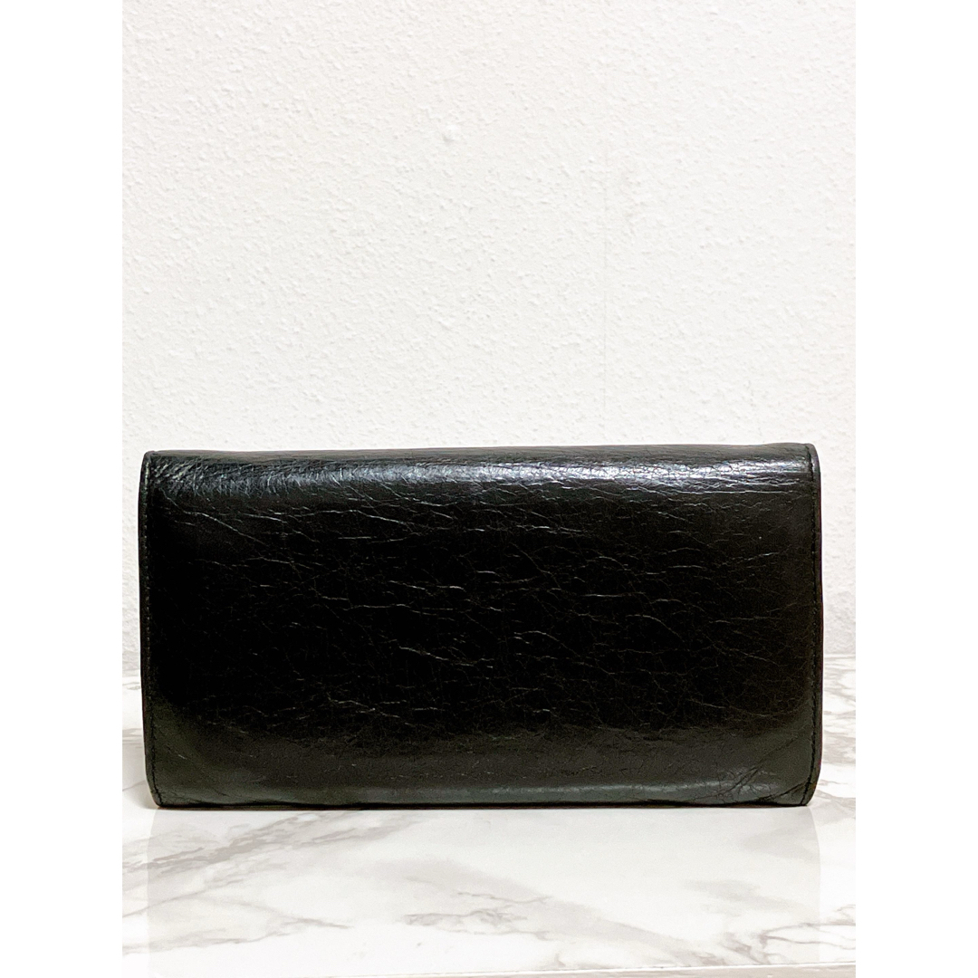 BALENCIAGA - 人気 美品 バレンシアガ 長財布 札入れ 黒 BALENCIAGA - 人気 美品 バレンシアガ 長財布 札入れ 黒