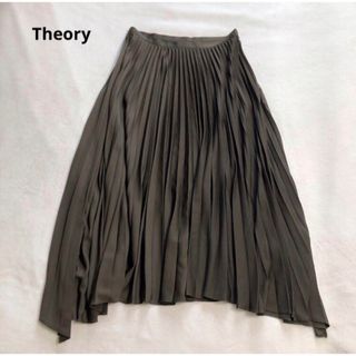 セオリー(theory)のTheory セオリー　アコーディオンプリーツ　アシンメトリー　ロング　スカート(ロングスカート)