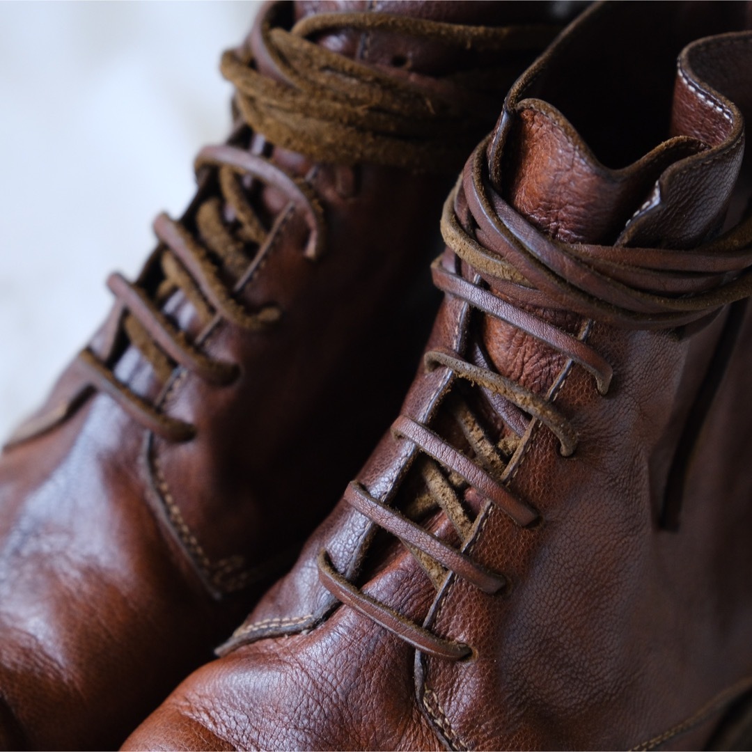 GUIDI(グイディ)の美品GUIDI military boots goat full grain38 レディースの靴/シューズ(ブーツ)の商品写真