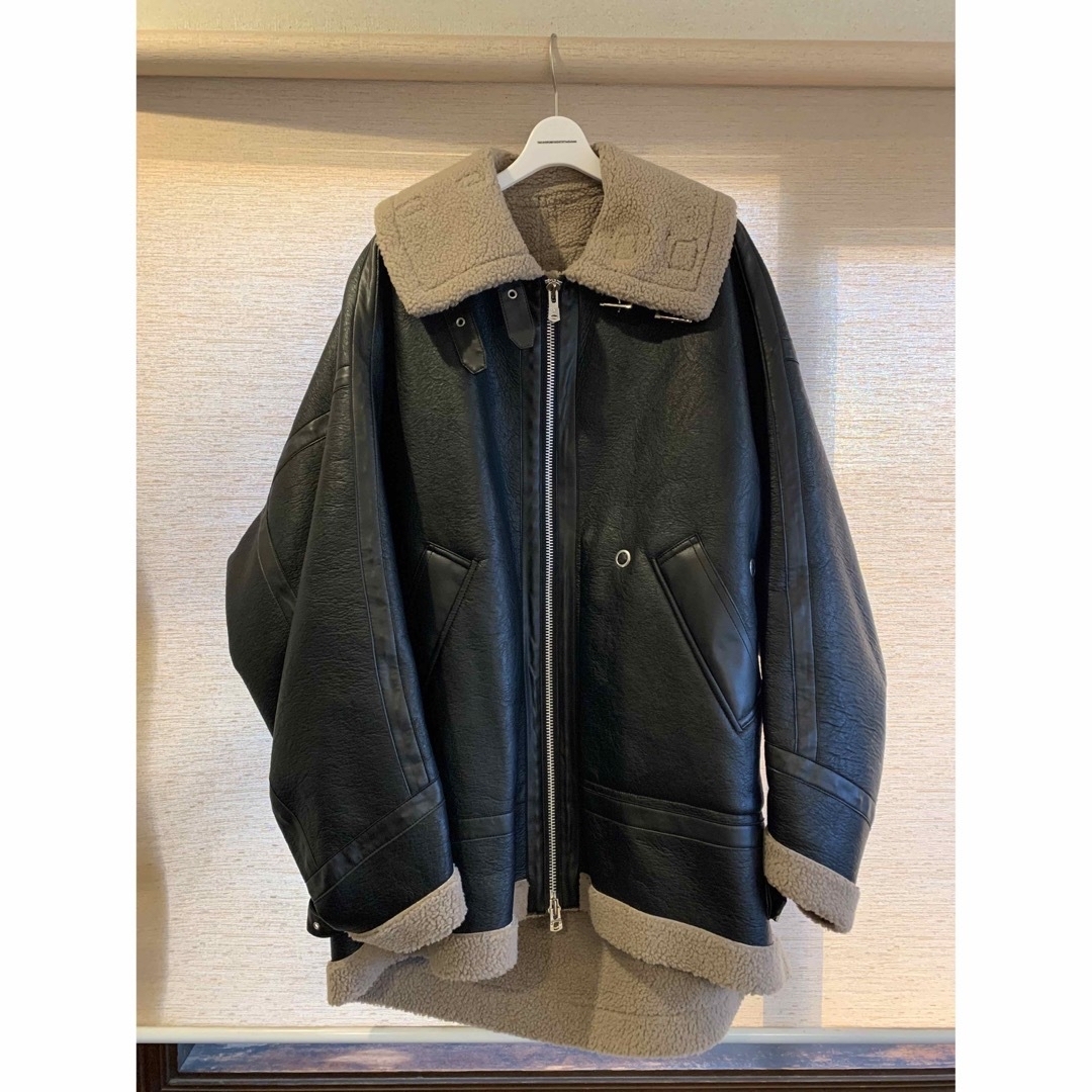 TAKAHIRO MIYASHITA THE SOLOIST.(タカヒロミヤシタザソロイスト)のソロイスト　soloist  faux mouton flight jacket メンズのジャケット/アウター(ブルゾン)の商品写真