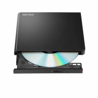 バッファロー(Buffalo)のBUFFALO ポータブルDVDプレイヤー ラクみる DPV-PLAU2-BK/(その他)