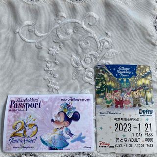 ディズニー(Disney)のディズニー株主パスポート DISNEY RESORT LINE 使用済み(遊園地/テーマパーク)