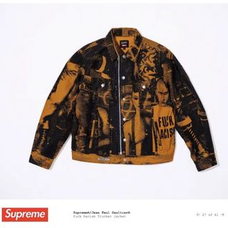 シュプリーム(Supreme)の限定値下げ　定価以下supreme®︎/jean paul gaultier®(Gジャン/デニムジャケット)