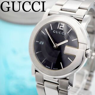 グッチ(Gucci)の610 GUCCI グッチ時計　メンズ腕時計　タイムレス　Gロゴ　ブラック　人気(腕時計(アナログ))