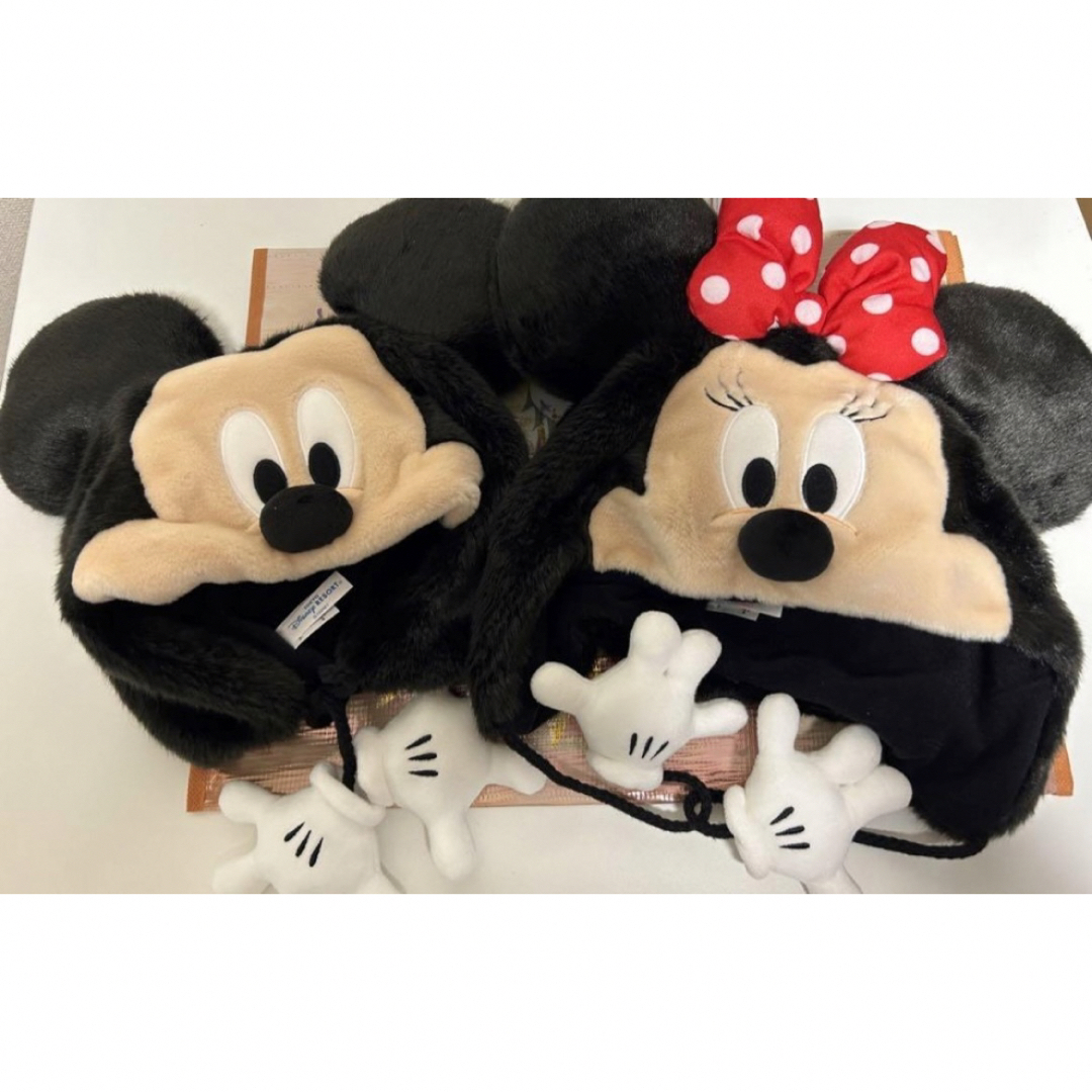 ディズニー ミッキー ミニー うすかっ ファンキャップ 被り物 手 ディズニー ミッキー ミニー うすかっ ファンキャップ 被り物 手
