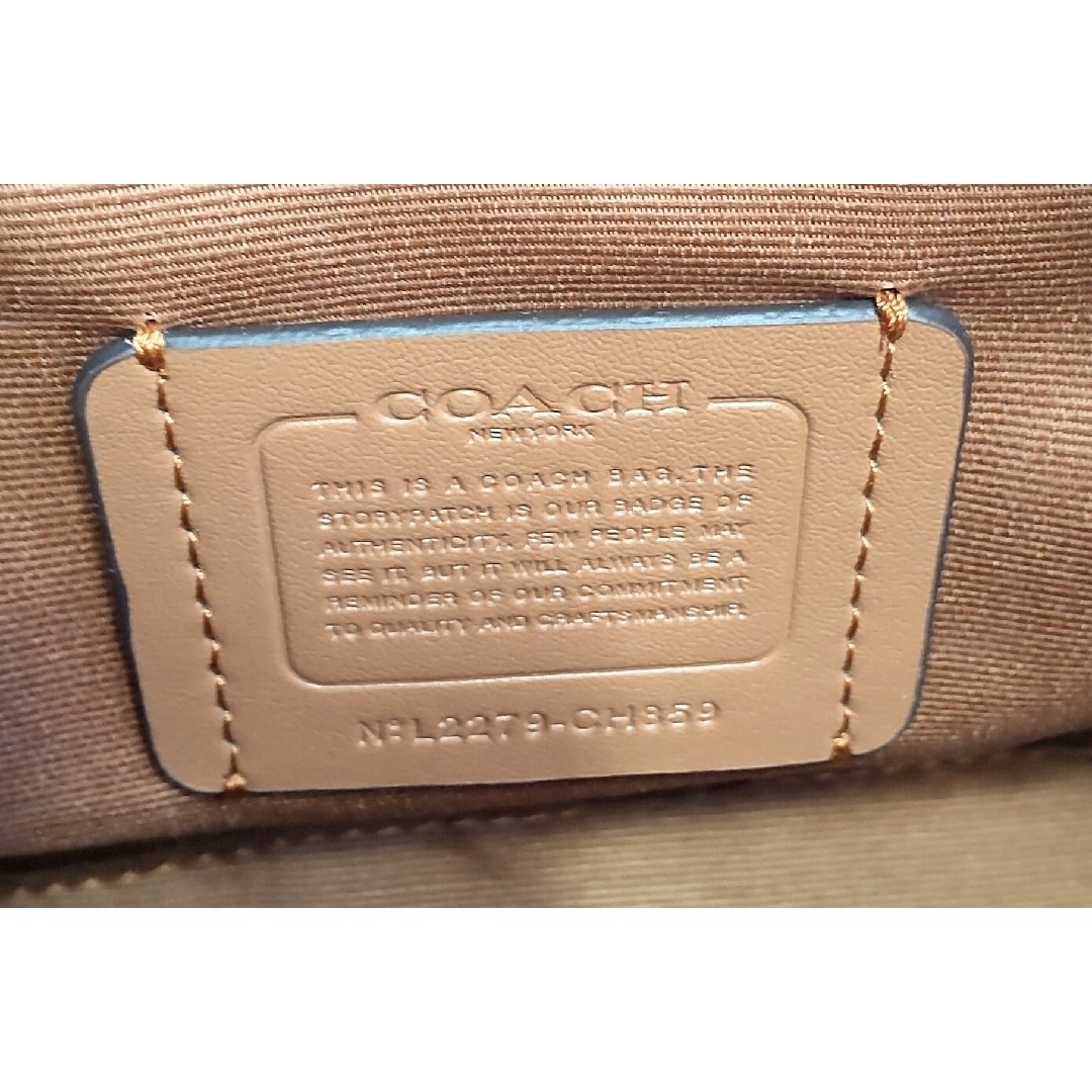 COACH(コーチ)の新品 未使用 COACH コーチ ハンドバッグ 2way デニム ブルー レディースのバッグ(ハンドバッグ)の商品写真