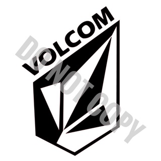 57 送料無料‼︎　volcom ボルコム 白　カッティングシール(車外アクセサリ)