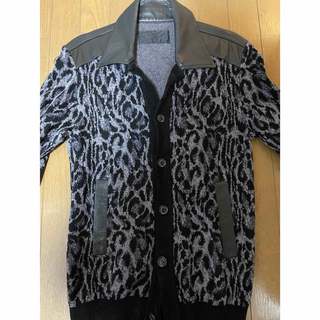 肩幅41Roen grunge leopard napoleon jacket