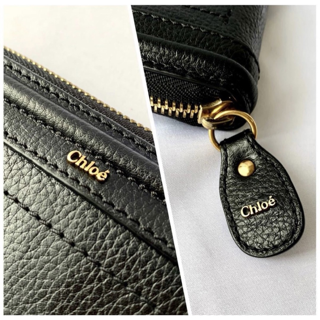 Chloe(クロエ)の【美品】Chloe クロエ 長財布　パラティ  ラウンドファスナー ブラック レディースのファッション小物(財布)の商品写真