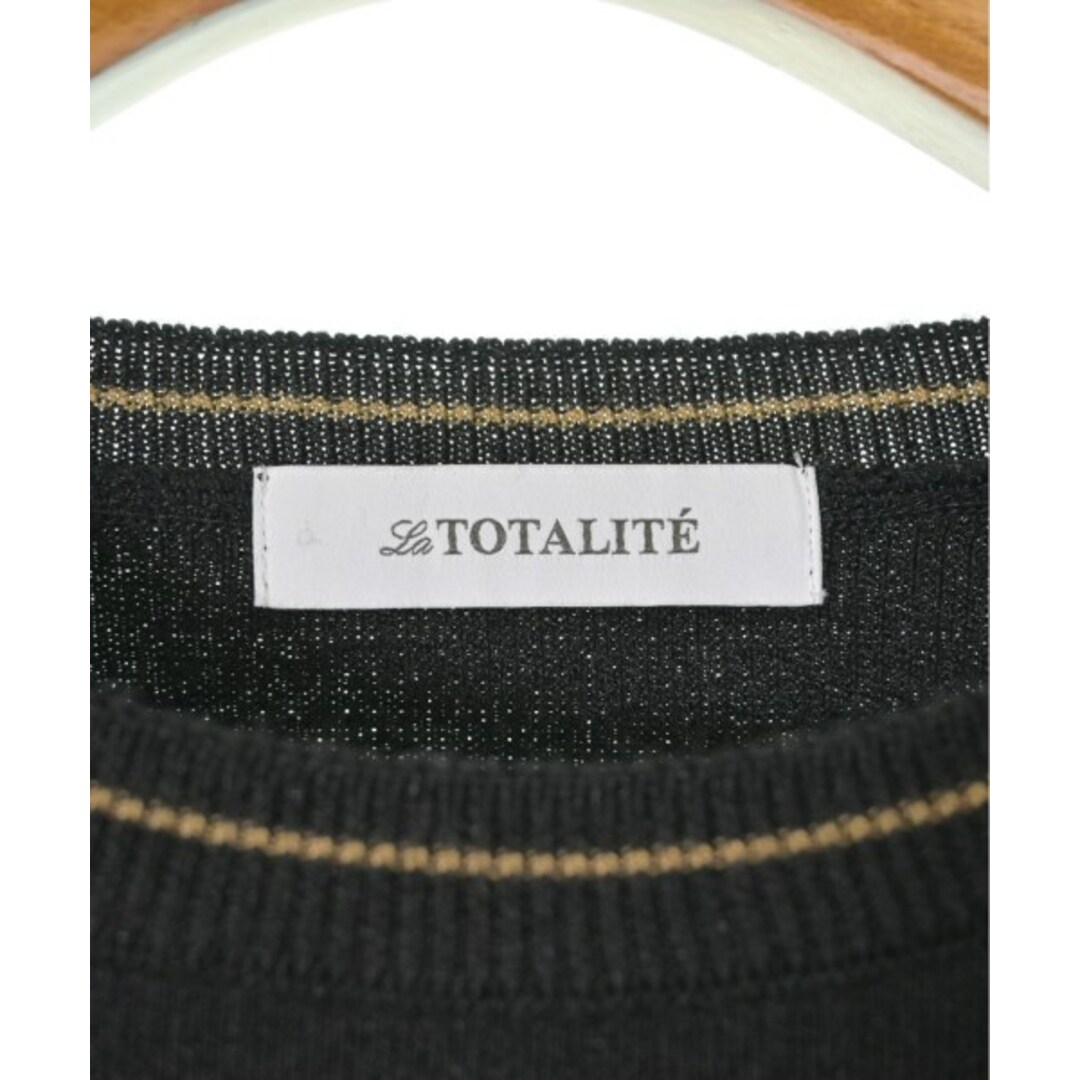 La TOTALITE(ラトータリテ)のLa TOTALITE ラトータリテ ニット・セーター F 黒 【古着】【中古】 レディースのトップス(ニット/セーター)の商品写真