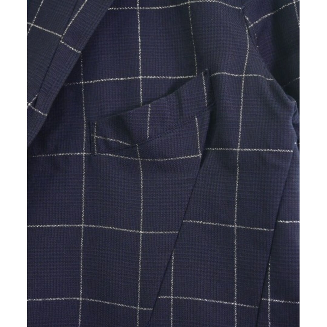 sulvam(サルバム)のsulvam サルバム カジュアルジャケット S 紺xシルバー(チェック) 【古着】【中古】 メンズのジャケット/アウター(テーラードジャケット)の商品写真