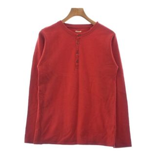 キャピタル(KAPITAL)のKAPITAL キャピタル Tシャツ・カットソー 2(M位) 赤 【古着】【中古】(Tシャツ/カットソー(半袖/袖なし))