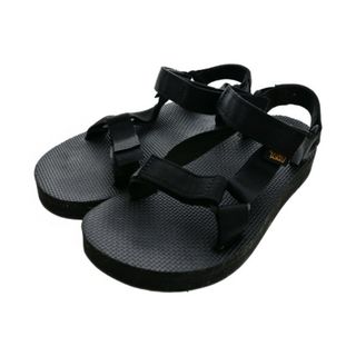 テバ(Teva)のTeva テバ サンダル 22cm 黒 【古着】【中古】(サンダル)