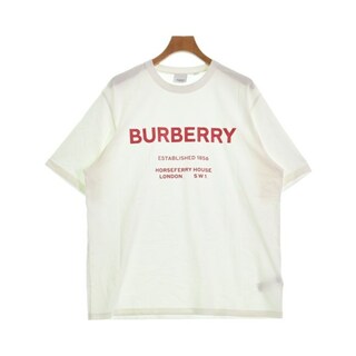 バーバリー(BURBERRY)のBURBERRY バーバリー Tシャツ・カットソー XL 白 【古着】【中古】(Tシャツ/カットソー(半袖/袖なし))
