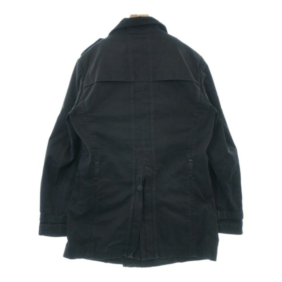 All Saints(オールセインツ)のALLSAINTS オールセインツ トレンチコート -(M位) 紺 【古着】【中古】 メンズのジャケット/アウター(トレンチコート)の商品写真