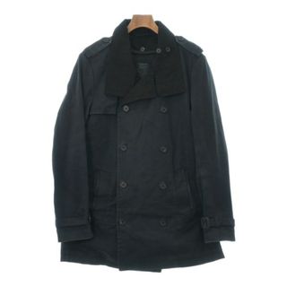 オールセインツ(All Saints)のALLSAINTS オールセインツ トレンチコート -(M位) 紺 【古着】【中古】(トレンチコート)