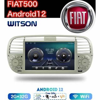 FIAT フィアット 500 ナビ メディアプレーヤー スマホ連携android(カーナビ/カーテレビ)