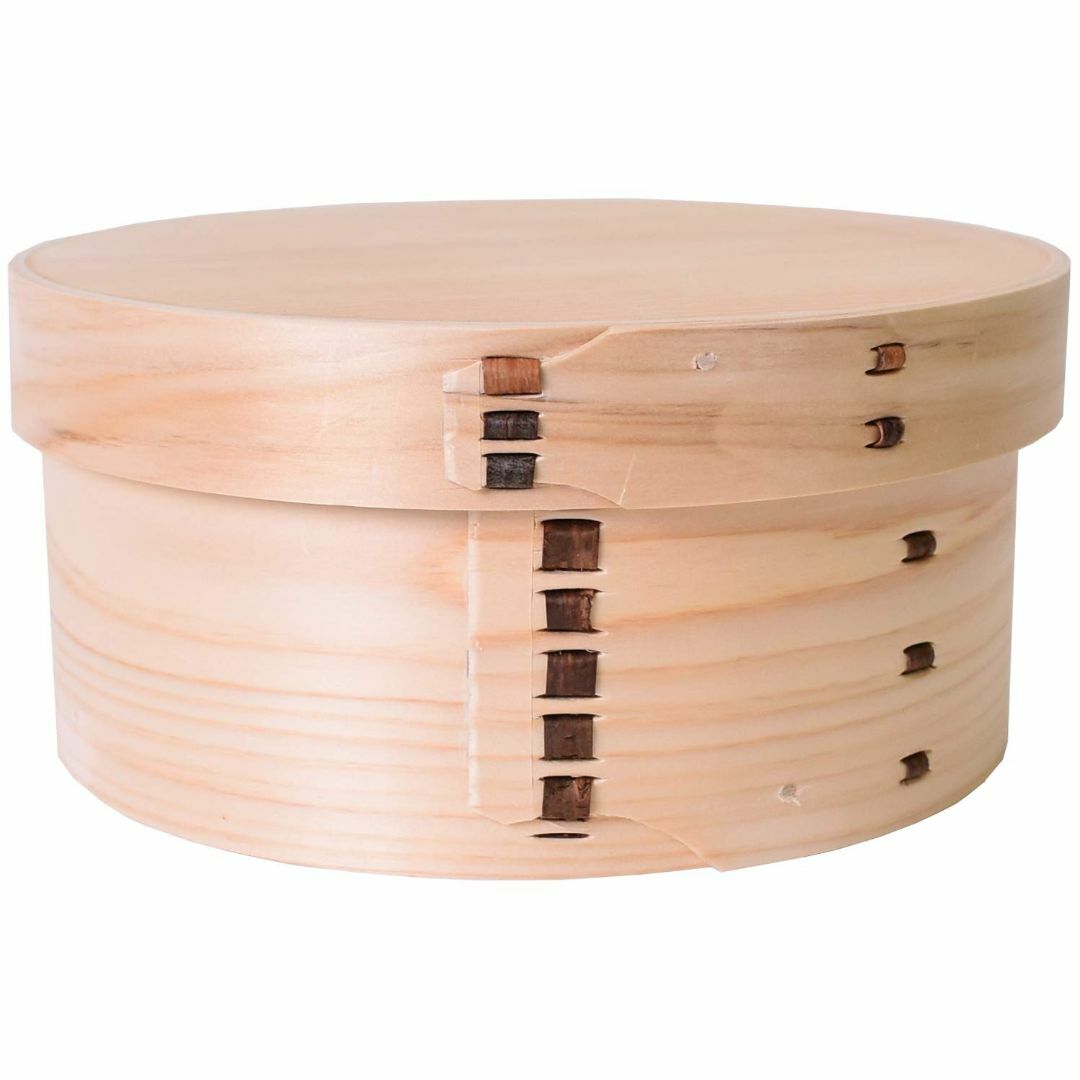 キッチン/食器木曽工芸 おひつ 手造り 曲げ輪 日本製 木製 ひのき さわら さくら 1.5合