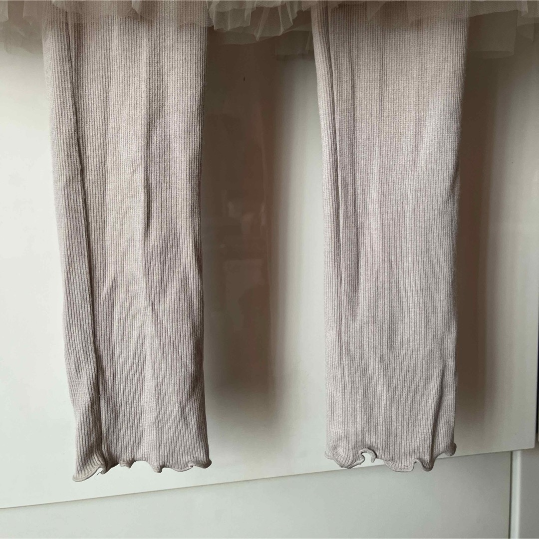 SNIDEL HOME(スナイデルホーム)のスナイデルホーム　チュールレギンス　ベージュ レディースのスカート(ロングスカート)の商品写真