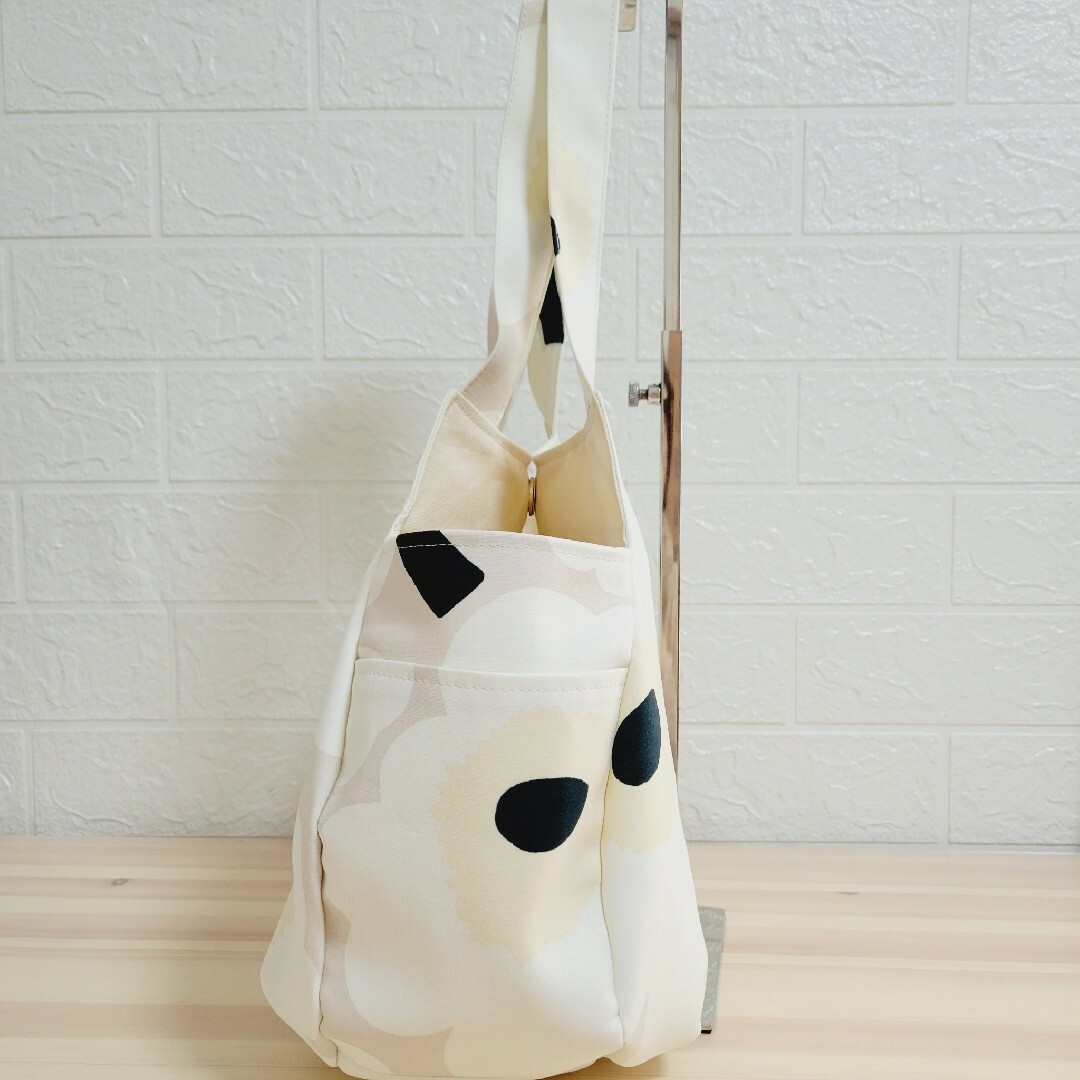ハンドメイド　トートバッグ　マリメッコ ハンドメイドのファッション小物(バッグ)の商品写真