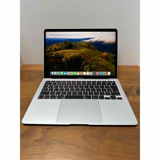 マック(Mac (Apple))の美品❗️MacBook Air 2020 M1チップ　シルバー(ノートPC)