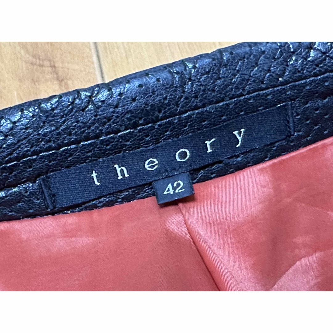 theory(セオリー)のTheory セオリー ラムレザージャケット(42)(L)(XL)最高級 本革 メンズのジャケット/アウター(レザージャケット)の商品写真