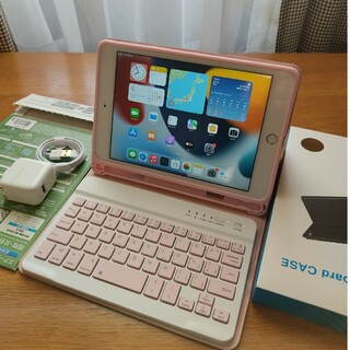 (美品) Ipad Mini4 WiFi Simフリー128GB キーボード付きiPadmini