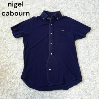 ナイジェルケーボン(Nigel Cabourn)のnigel cabourn ナイジェルケボーン　カノコ　シャツ　ネイビー　44(シャツ)